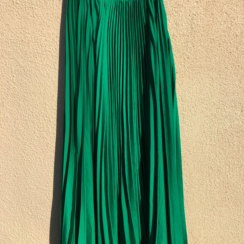Vintage Long Emerald Green Skirt